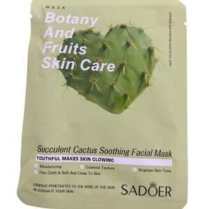 Sadoer (3) Succulent Cactus Soothing Facial Mask Botany and Fruits Skin Care